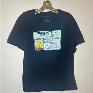 Nickelodeon Black SpongeBob Graphic T-Shirt